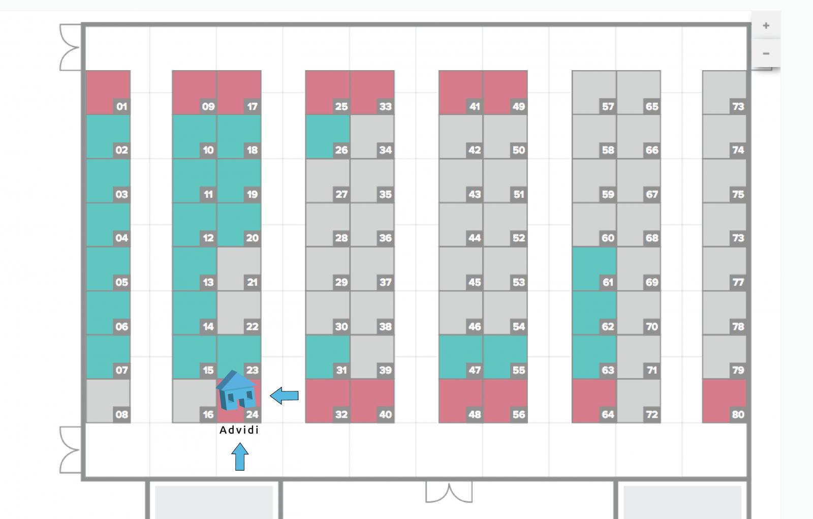 Booth location meet market