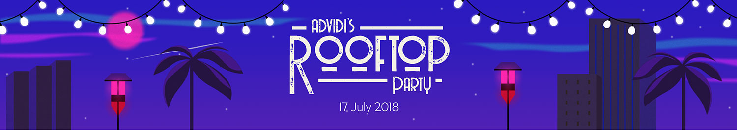 Advidi rooftop party